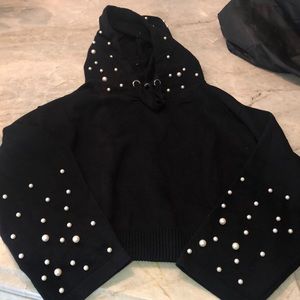 Zara pearl sweatshirt
